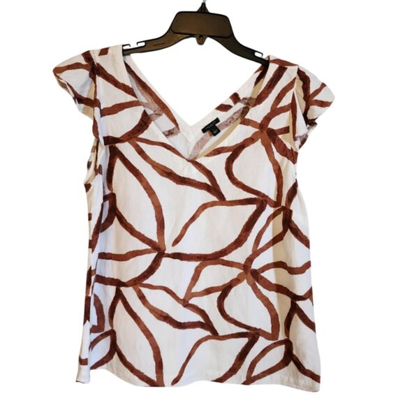 Ann Taylor Factory Tops - EUC Ann Taylor Factory Linen Sleeveless Blouse